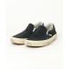 [VANS] туфли без застежки 26cm черный мужской 