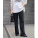  брюки стрейч flare pants женский 