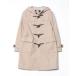 [URBAN RESEARCH DOORS] полупальто "даффл коут" ONE SIZE бежевый женский 