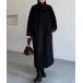  пальто с отложным воротником пальто ba Rune рукав воротник-стойка длинное пальто женский 