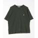[U.S. POLO ASSN.] вышивка короткий рукав футболка S зеленый мужской 