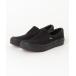 [VANS] туфли без застежки 22cm черный женский 