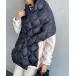  muffler палантин [WEB предшествующий предварительный заказ ][TAION/ta ион ] CITY двусторонний down палантин (WEB ограничение ) женский 