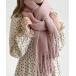 [w closet] muffler FREE розовый бежевый женский 