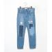[LOWRYS FARM] повреждение обработка Denim брюки S голубой женский 