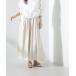 [NANO universe] брюки FREE свет бежевый женский 
