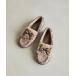  deck shoes мокасины [ водоотталкивающий ] лента мех мокасины женский 