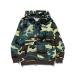  Parker CAMO ZIP UP HOODED SWEATSHIRT мужской женский 