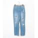 [URBAN RESEARCH Sonny Label] повреждение обработка Denim брюки 26 голубой женский 