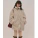  мутоновое пальто боа пальто nuance button poodle coat /nyu Anne s кнопка пудель пальто женский 