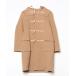 [BEAMS BOY] полупальто "даффл коут" [FIDELITY сотрудничество ] - бежевый женский 