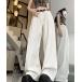  брюки из твила YUGA высокий талия распорка брюки женский 