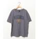 [SHIPS] короткий рукав футболка [TEDDY BEAR сотрудничество ] L серый мужской 