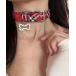  короткое колье HOOK for girls красный проверка ×. очарование короткое колье женский 
