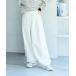 [FREAK'S STORE] брюки-карго свободный "теплый" белый женский 