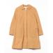 [bulle de savon] пальто с отложным воротником FREE Brown женский 
