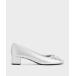 [CHARLES &amp; KEITH] туфли-лодочки 24.5cm серебряный женский 