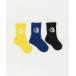  носки [THE NORTH FACE]ja карта Logo 3P Crew / носки / Kids Kids ребенок мужчина девочка 
