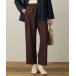  брюки Smart широкий брюки [ талия резина * через год материалы * помятость став трудно ] женский 
