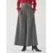  брюки шерсть Blend твид широкий брюки женский 