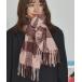  muffler палантин Block Check Fringe Oversized Scarf / блок проверка бахрома большой размер muffler женский 