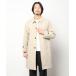 [green label relaxing] пальто с отложным воротником L бежевый мужской 