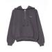  футболка тренировочный HALF ZIP PARKER/ половина Zip Parker обратная сторона ворсистый тренировочный мужской женский 
