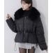  пуховик пуховик [ 2color ] мех цвет талия Mark midi пуховик | fur collar waist-mar