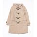 [URBAN RESEARCH DOORS] полупальто "даффл коут" ONE SIZE бежевый женский 