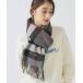  muffler палантин TWEED MILL / проверка шерсть палантин женский 