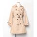 [BEAMS HEART] тренчкот 1 бежевый женский 