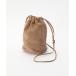  клатч hobo / сигнал bo- специальный заказ DRAWSTRING POUCH PIG SUEDE мужской 