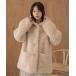  мутоновое пальто боа пальто wool boa hooded coat женский 