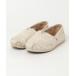 [TOMS] цветочный принт туфли без застежки 24cm бежевый женский 