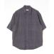 [LIDNM] рубашка с коротким рукавом - серый мужской 