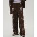  брюки Embroidery Patchwork Trousers женский 