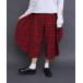  брюки TARTAN CHECK FULLMOON PANTS женский 
