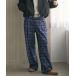  брюки хлопок фланель проверка задний резина широкий брюки женский 