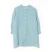 [Samansa Mos2] длинный рукав туника FREE голубой женский 