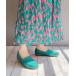 [Hina Day Green] туфли без застежки 23cm зеленый женский 