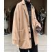 [neos] Пальто Честерфилд X-LARGE бежевый мужской 