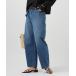  широкий брюки джинсы Denim Denim брюки [ Trend Silhouette ] tuck машина b Denim женский 
