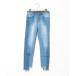 [JEANASIS] обтягивающие джинсы брюки S голубой женский 