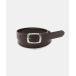  ремень [ дополнение ]SLOBE квадратное metal кожаный ремень женский 