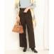  брюки one tuck Semi-wide брюки женский 