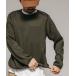  свитер вязаный relax Fit вязаный флис вырез лодочкой тянуть over / KNIT FLEECE CN SWEATER мужской 