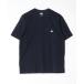 [DANTON] one отметка короткий рукав футболка - темно-синий мужской 