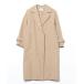 [IENA] Пальто Честерфилд 34 бежевый женский 