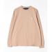[BEAMS HEART] one отметка футболка с длинным рукавом S бежевый мужской 