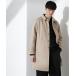[NANO universe] пальто с отложным воротником L бежевый мужской 